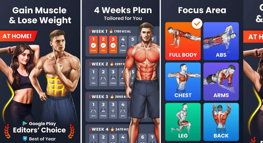 Home Workout Mod APK Premium Unlocked