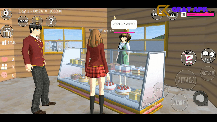 Sakura School Simulator Mod APK Unlocked Everything